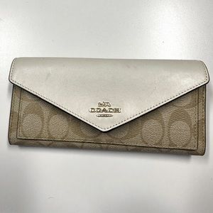 Slim Trifold Wallet In Signature Canvas